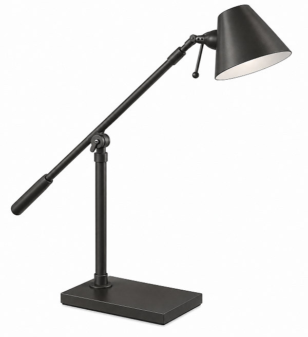 (Pintura) Luminária de Mesa Golden Art Zull M786PI Articulada 76cm 1xG9