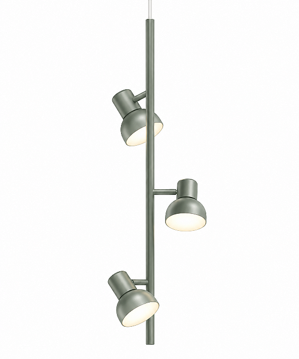 (Pintura) Pendente Golden Art Escriba Vertical 98cm 3 Soquetes E27 T1810V-3PI