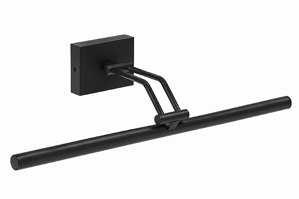 (Pintura) Arandela Golden Art Led P379A-60PI Espelho Quadro Interna Tubular Inox Calha Slim 60cm Banheiros e Salas