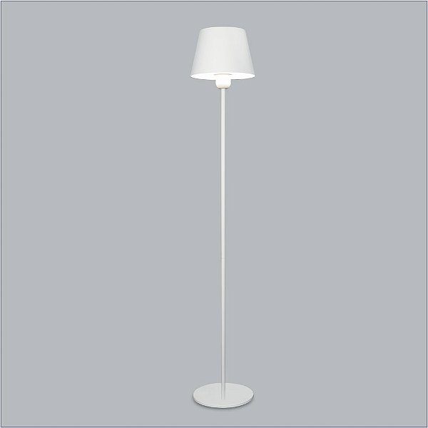 Luminária de Chão Aquarela Metal Branco 150x25cm Usina Design 1x Lâmpada E27 Bivolt 16209-150 Salas e Quartos