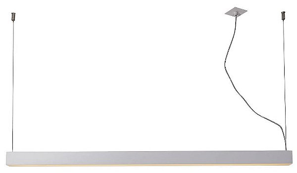 PENDENTE RÉGUA 16360/125 NAZCA Usina Design Perfil Linear Haste Moderno  x 4,9 X 1,25m X4,7 (1m cabo) x 1 - T8 - 120Cm