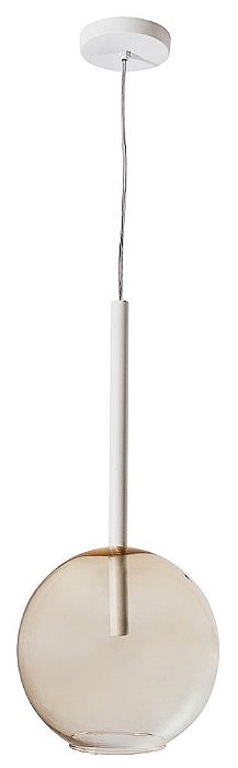 PENDENTE BALL 16410/25  Usina Design Moderno com GLOBO DE VIDRO (Haste 200mm) x Ø14X14X1m x 1 - G9