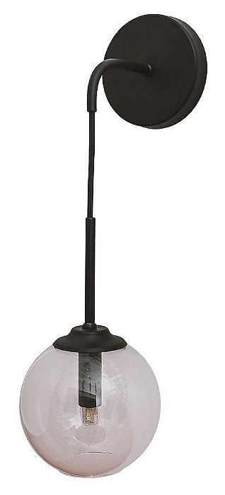 ARANDELA BALL 16411/14 Usina Design Usina Design Vintage com GLOBO DE VIDRO Ø14X45X12cm x 1 x G9