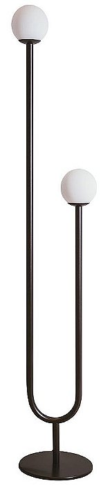 COLUNA PÊNDULO GLOBO Ø12 FOSCO 16499 Usina Design Moderno Tubular  Ø30x1,47 2- G9