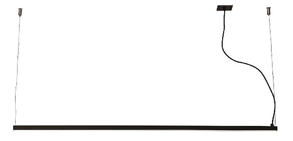 PENDENTE RÉGUA 31020/50 Usina Design Perfil Linear Haste Moderno  x 2,3X50X17cm (1 m cabo) x Fita LED