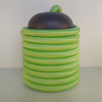 Cabo Eletrico PP Tecido Verde Claro  para Luminárias Decorativo p/ Aumentar Tamanho  2x 0,50mm 300v (10 metros)