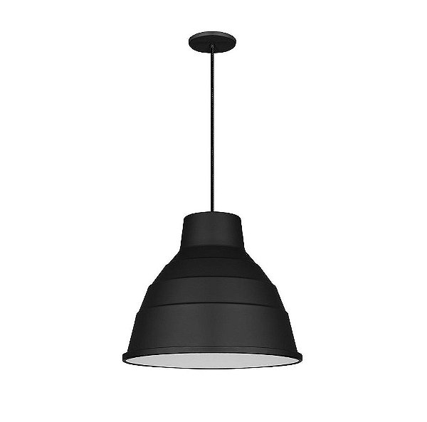 Pendente Dueluci 771 DIAMANTE Alumínio Cupula Industral Retro Vertical Ø42 x A36 cm - 1 x E27