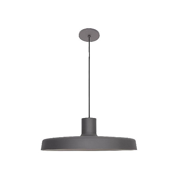 Pendente Dueluci 860 MEXICANO Alumínio Disco Chapeu Industrial Redondo Cupula Metal Ø50 x A18cm - 1 x E27 Led