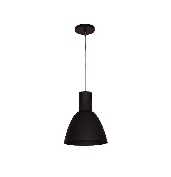 Pendente Dueluci 917 BAR Alumínio  Industral Redondo Vertical Pendurado Ø20 x A26cm - 1 x E27 Led