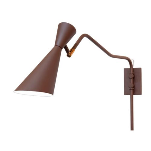 Arandelas haste Zig ZagMunclair 2360 Cupula Metal Moderna 35 CM x  65CM  1E27 BULBO LED