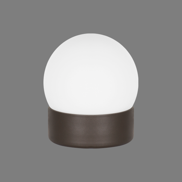 Abajur Dueluci Nina 1071L Vidro Branco Fosco Ø10cm x A11,5cm Soquete G9 LED 5,6W Linha Premium Contemporânea