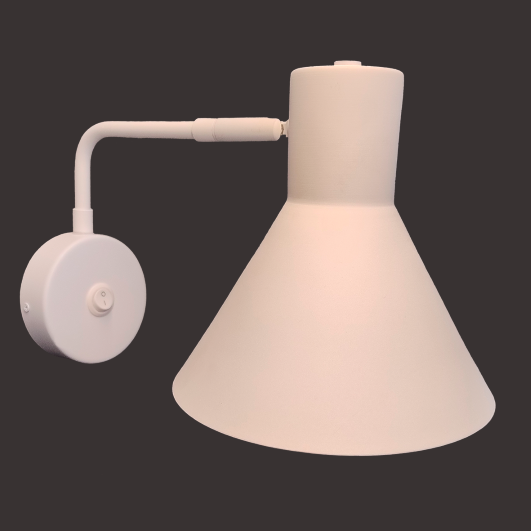 Arandela Articulada Dueluci Alumínio Acrílico Cúpula G9 (Interruptor na Cúpula) 390GCU PIX