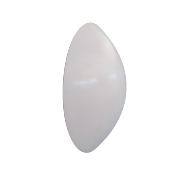 Arandela Dueluci Carioca 612 Alumínio Ø30cm x P10cm Base Ø30cm x P7cm Para Fita de LED 30cm Linha Design Técnico