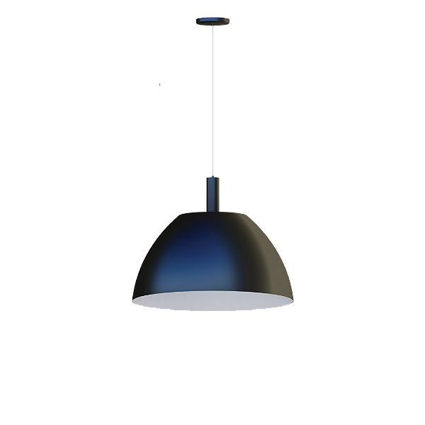 Pendente Dueluci Aran Top 972GA Alumínio Ø50cm x A46cm Com Acrílico 2x E27 LED Linha Design Contemporâneo