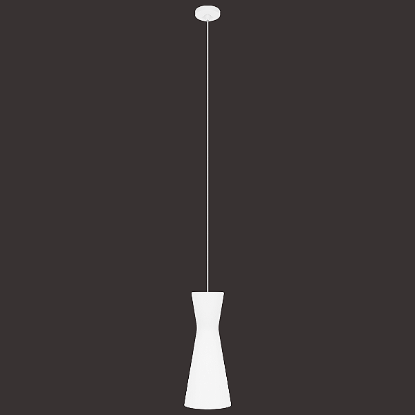 Pendente Dueluci Di Vetro 508 Cúpula Vidro Branco Ø7cm x A18cm LED 1x G9 Linha Design Contemporâneo