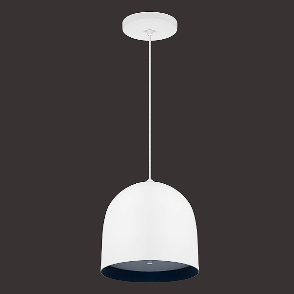 Pendente Dueluci Vistoso 461 Alumínio Acrílico Ø24cm x A23cm 2x Soquetes E27 LED Linha Design Moderno