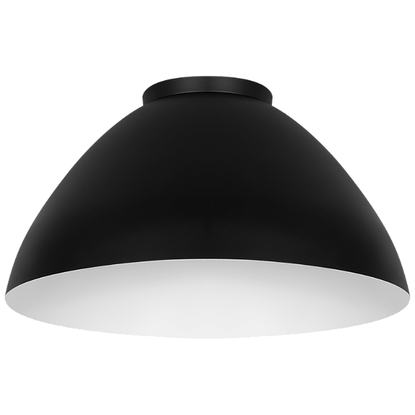 Plafon Dueluci Aran 974G Alumínio Ø50cm x A30cm Sem Acrílico 1x E27 LED Linha Design Contemporâneo