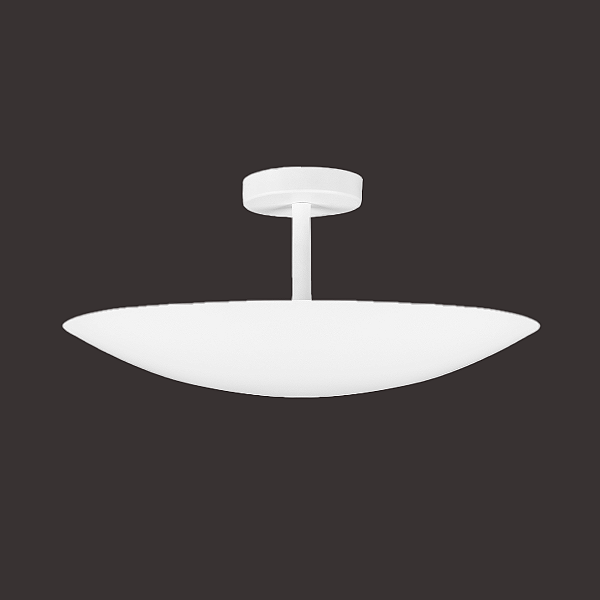 Plafon SOFITY 2440/47 Curvado Ø47 x A17 cm com Luz Indireta para 6 Lâmpadas G9 LED – Dueluci Iluminação