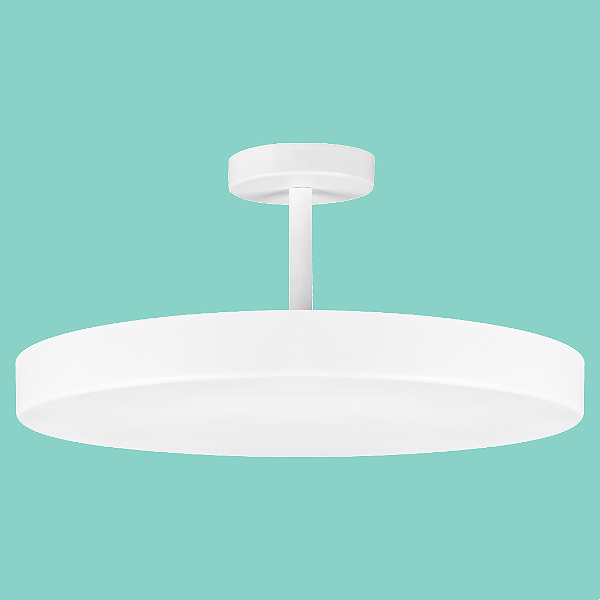 Plafon SOFITY 2441/270 Reto Ø27 x A14 cm com Luz Indireta para 4 Lâmpadas G9 LED – Dueluci Iluminação