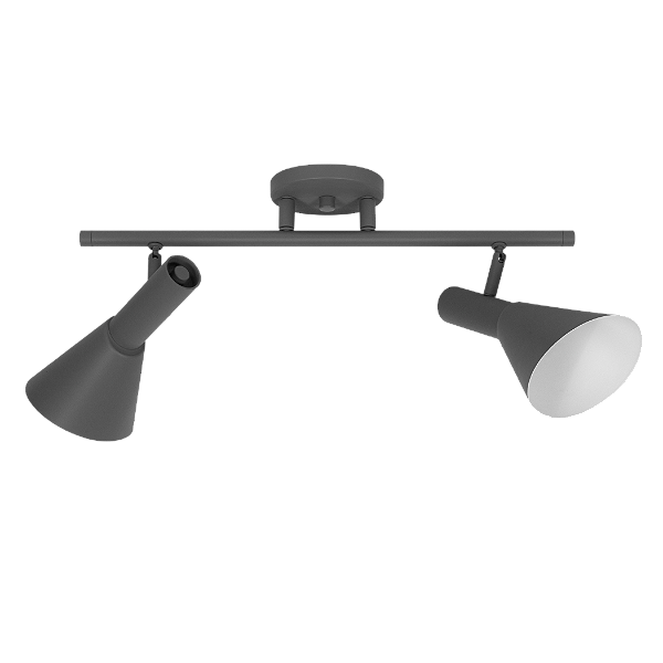 Spot Dueluci Tucano 498/2 Alumínio Articulado C50cm x P25cm x A26cm 2x E27 LED Linha Design Contemporâneo