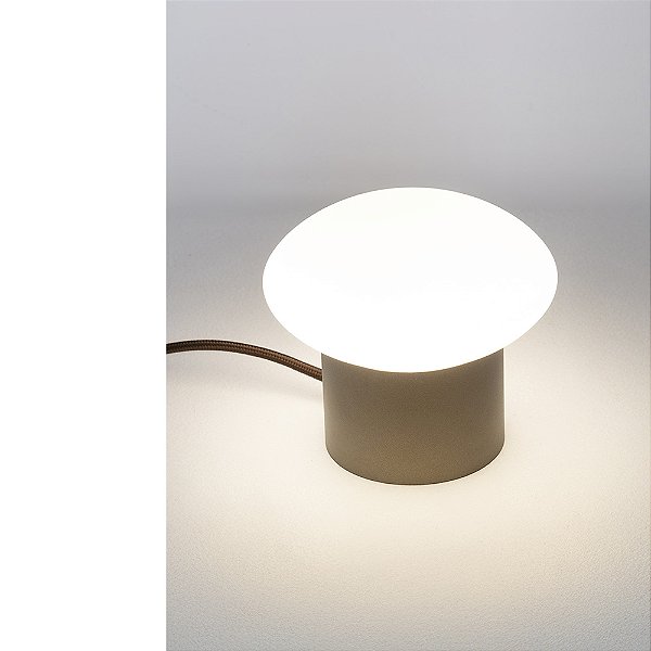 Abajur Lis Munclair – Studio Design Ø12×A11 cm com Vidro Ø12×A6 cm (G9) 7339