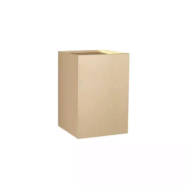 Arandela Cubo Munclair Iluminação – Luz Indireta em Alumínio 10x15cm 2313