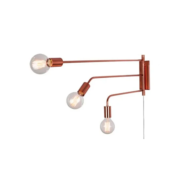 Arandela Tripla Agni com Hastes Munclair Iluminação – Studio Design 3E27 2364-3