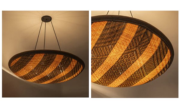 Pendente Baniwa Sol Munclair – Silvia Carneiro Ø80cm (6x E27, Regulável 200cm) 4681