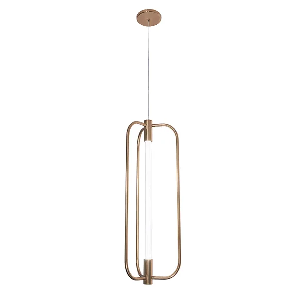 Pendente Opus Munclair – 3 Hastes Ø26×A66 cm, Regulável 200cm, Tubo LED G13 10W 4643