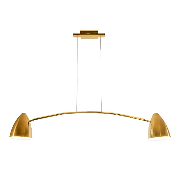 Pendente Retrô Arco Munclair – Studio Design 16x110x19cm (2x E27, Regulável 200cm) 4686-2