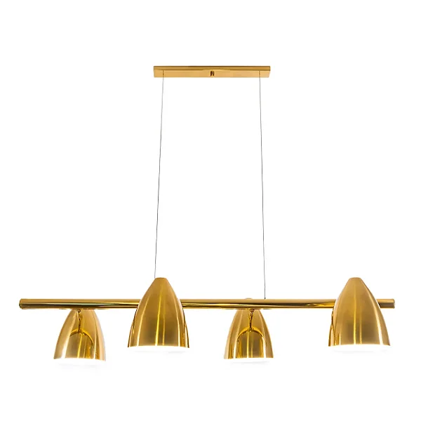 Pendente Retrô Linear Munclair – Studio Design 48x100x18cm (4x E27, Regulável 200cm) 4687-4