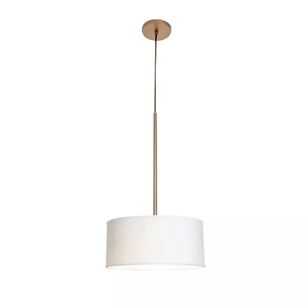 Pendente Versos Munclair Iluminação – Expedito Bezerra Cúpula Tecido 20x13,5 4653