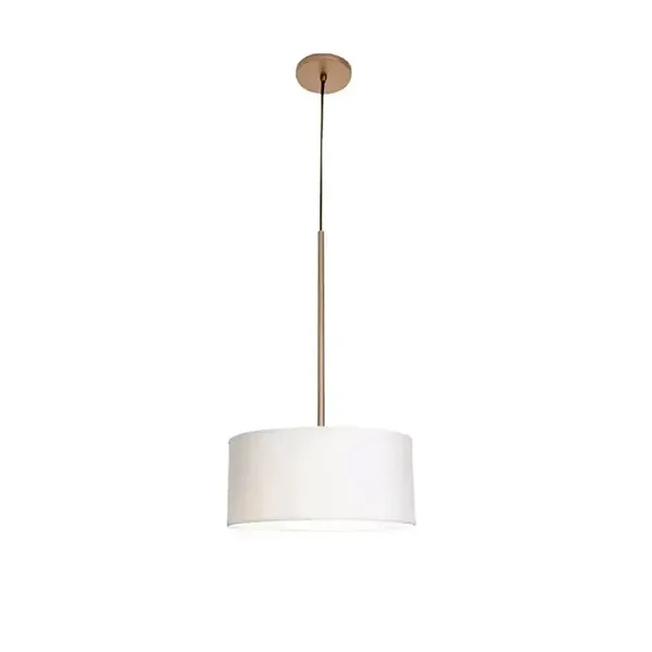 Pendente Versos Munclair Iluminação – Expedito Bezerra Cúpula Tecido 30x13,5 4654