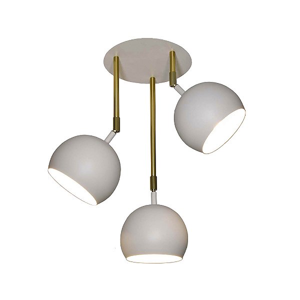 Plafon Romã Munclair – Studio Design com 3 Cúpulas 14x12cm 3419-3