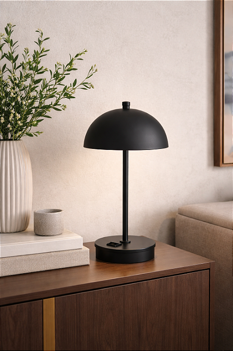 Luminária Old Artisan ABJ-5536 Recarregável – 2 LEDs 0,5W 3000K – 80 lm – A290 × Ø155 mm – Acabamento