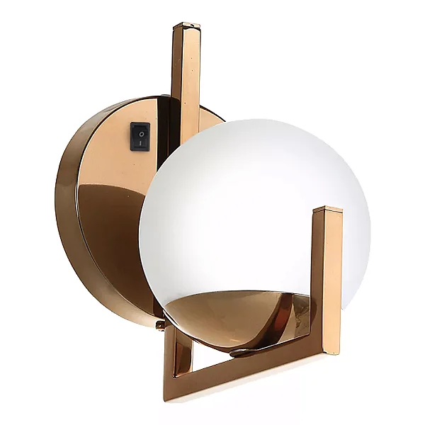 Arandela Old Artisan AR-5402 – 1 G9 – Globo Ø120 mm – C120 × P170 × A210 mm – Acabamento