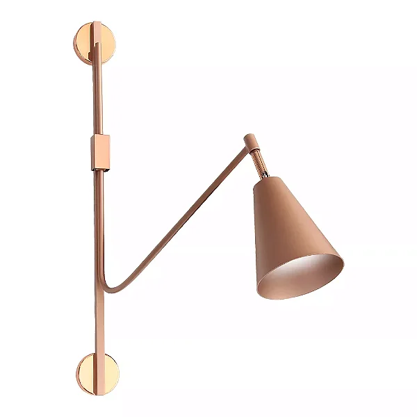 Arandela Old Artisan AR-5557 em Alumínio – 1 E27 – P520 × L120 × A600 mm – Acabamento