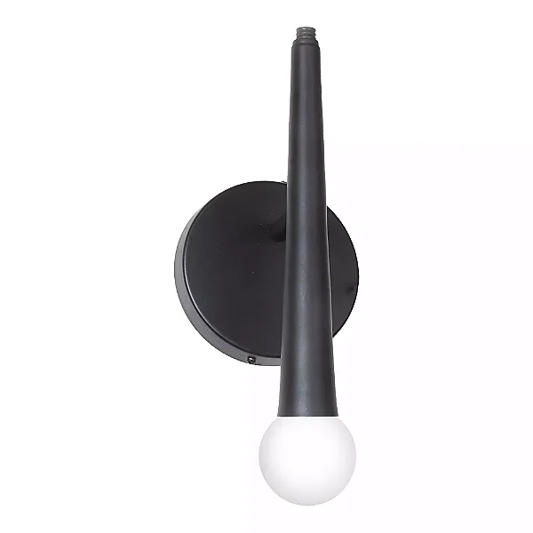 Arandela Old Artisan AR-5577 em Alumínio – 1 G9 – Globo Ø60 mm – P140 × L120 × A300 mm – Acabamento