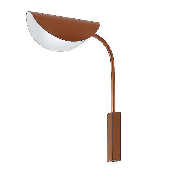 Arandela Moderna Old Artisan AR-5969 em Alumínio Pintado/Escovado – 1 Lâmpada E27 – 240 x 120 x 410 mm