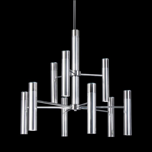 Pendente Old Artisan PD-4950/12 – 24 Mini GU – Ø780 × A730 mm – Acabamento