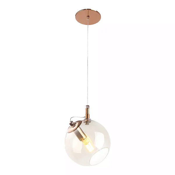Pendente Old Artisan PD-5464 – 1 G9 – Globo Ø120 mm – Ø120 × A140 mm – Acabamento