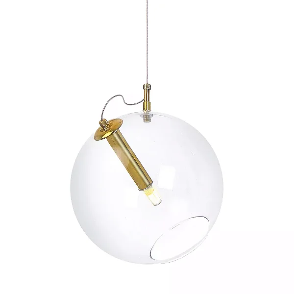 Pendente Old Artisan PD-5466 – 1 G9 – Globo Ø250 mm – Ø250 × A270 mm – Acabamento