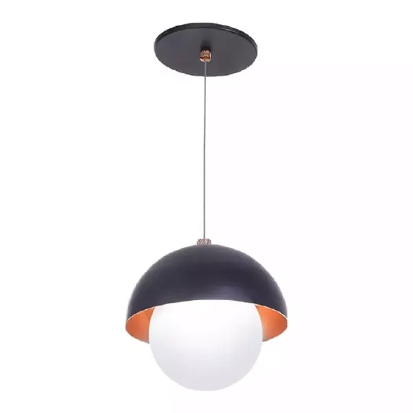 Pendente Old Artisan PD-5520 – 1 G9 – Globo Ø100 mm – Ø140 × A130 mm – Acabamento