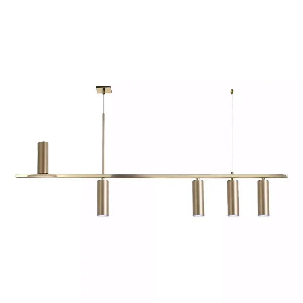 Pendente Old Artisan PD-5527 – 5 Mini GU – C1200 × L50 × A520 mm – Acabamento