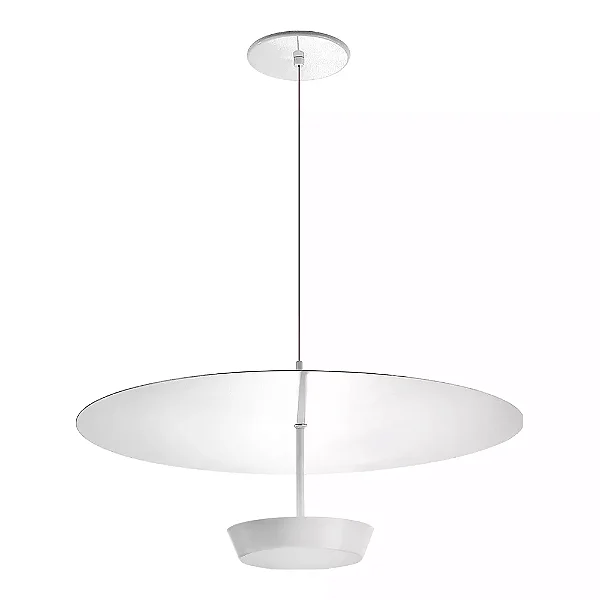 Pendente Old Artisan PD-5727 em Alumínio – 1 LED 9,4W – A450 × Ø480 mm – Acabamento Folha de Ouro