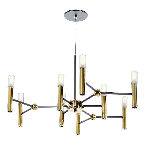 Pendente Interno Old Artisan PD-5765 em Alumínio – 9 Lâmpadas G9 – A340 × Ø620 mm – Acabamentos Pintado, Polido ou Escovado