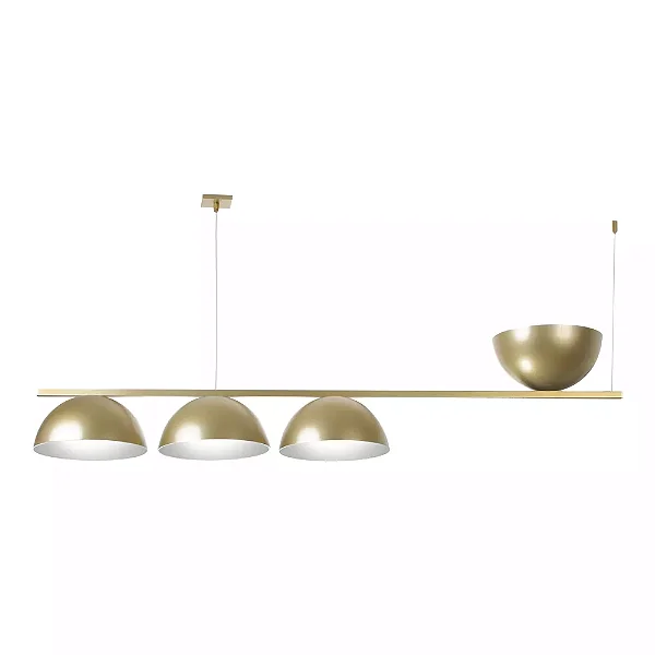 Pendente Interno Old Artisan PD-5849 em Alumínio – 4 Lâmpadas E27 – A280 × L250 × C1300 mm – Acabamento Pintado