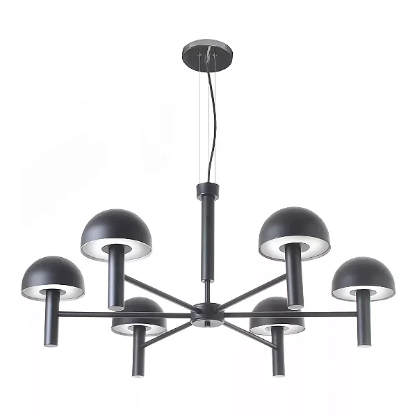 Pendente Interno Old Artisan PD-5878 em Alumínio – 18 Lâmpadas G9 – Ø790 × A400 mm – Acabamentos Pintado / Escovado / Polido