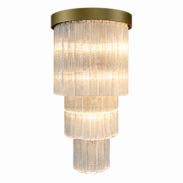 Arandela DNA Iluminação Bastão Felsen ROCHA-ARA-BAST-3 – 25 × 40 cm – 5 Lâmpadas G9 – 3 Camadas – Rocha – Pintura