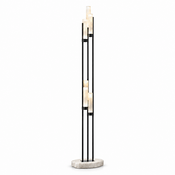 Coluna DNA Iluminação Fine Line COLUNA-FINELINE – Rocha 30 × 160 cm – LED 10W – Pintura ou Chapa Inox